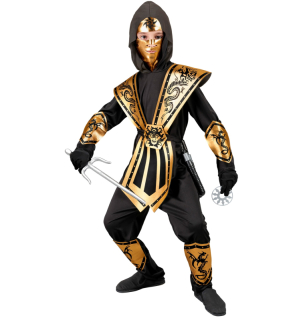 Zlatý ninja kostým