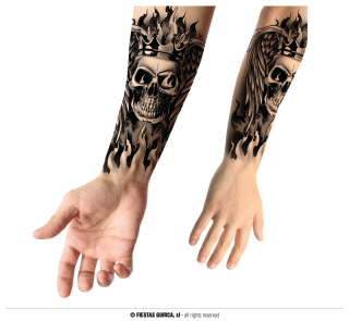 Skull tattoo - tetování